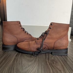 Terracotta Captain Boot, size 11.5